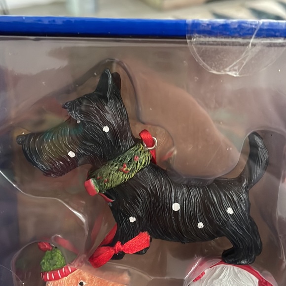 The Humane Society of the United States set of FOUR dog Christmas ornaments new - Picture 4 of 7